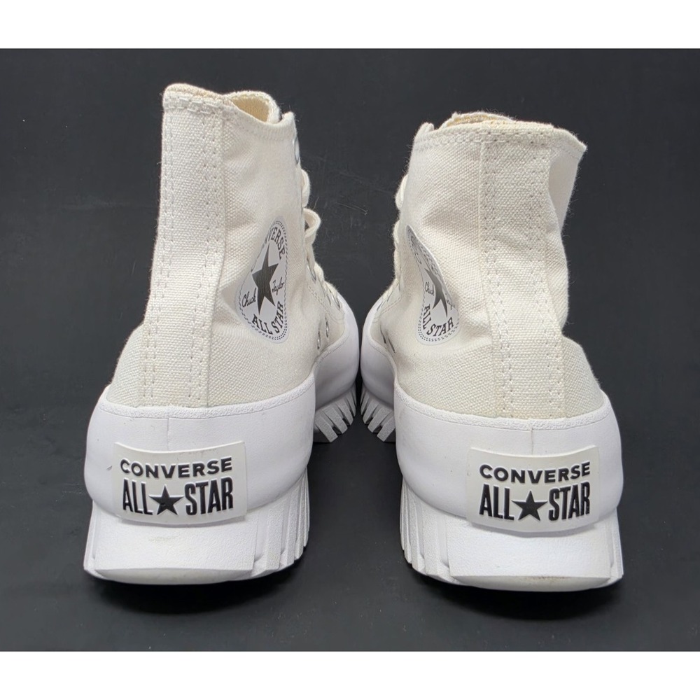 Converse Chuck Taylor All Star Lugged 2.0 Unisex Women's7/Men's 5 Shoe White NWB - Picture 3 of 9